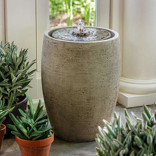 Campania International Soma Medallion Pebble Fountain