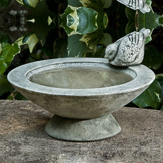 Campania International Songbird’s Rest Birdbath #B-140