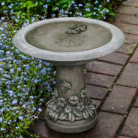 Campania International Spring Meadow Birdbath #B-169