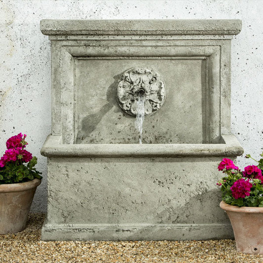 Campania International St. Aubin Wall Fountain Outdoor Water Fountain