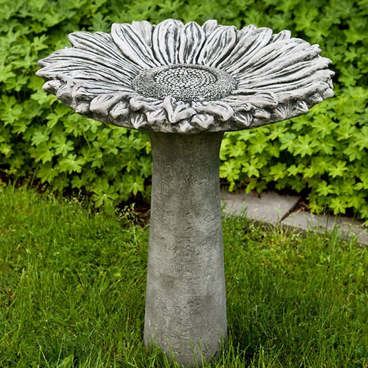 Campania International Sunflower Birdbath #B-154