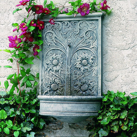 Campania International Sussex Wall Outdoor Fountain