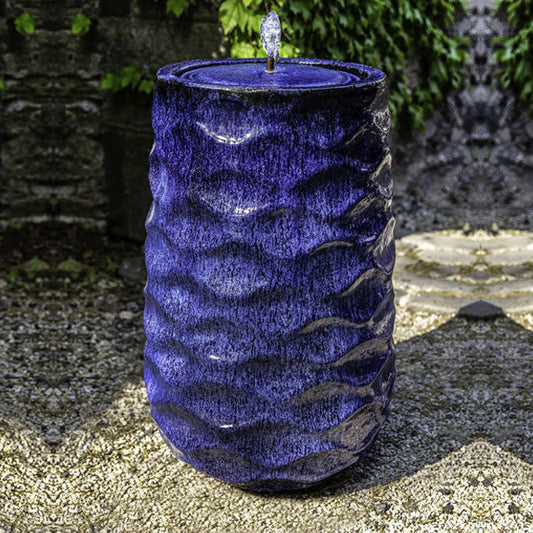 Campania International Rumba Fountain, Tall - Riviera Blue