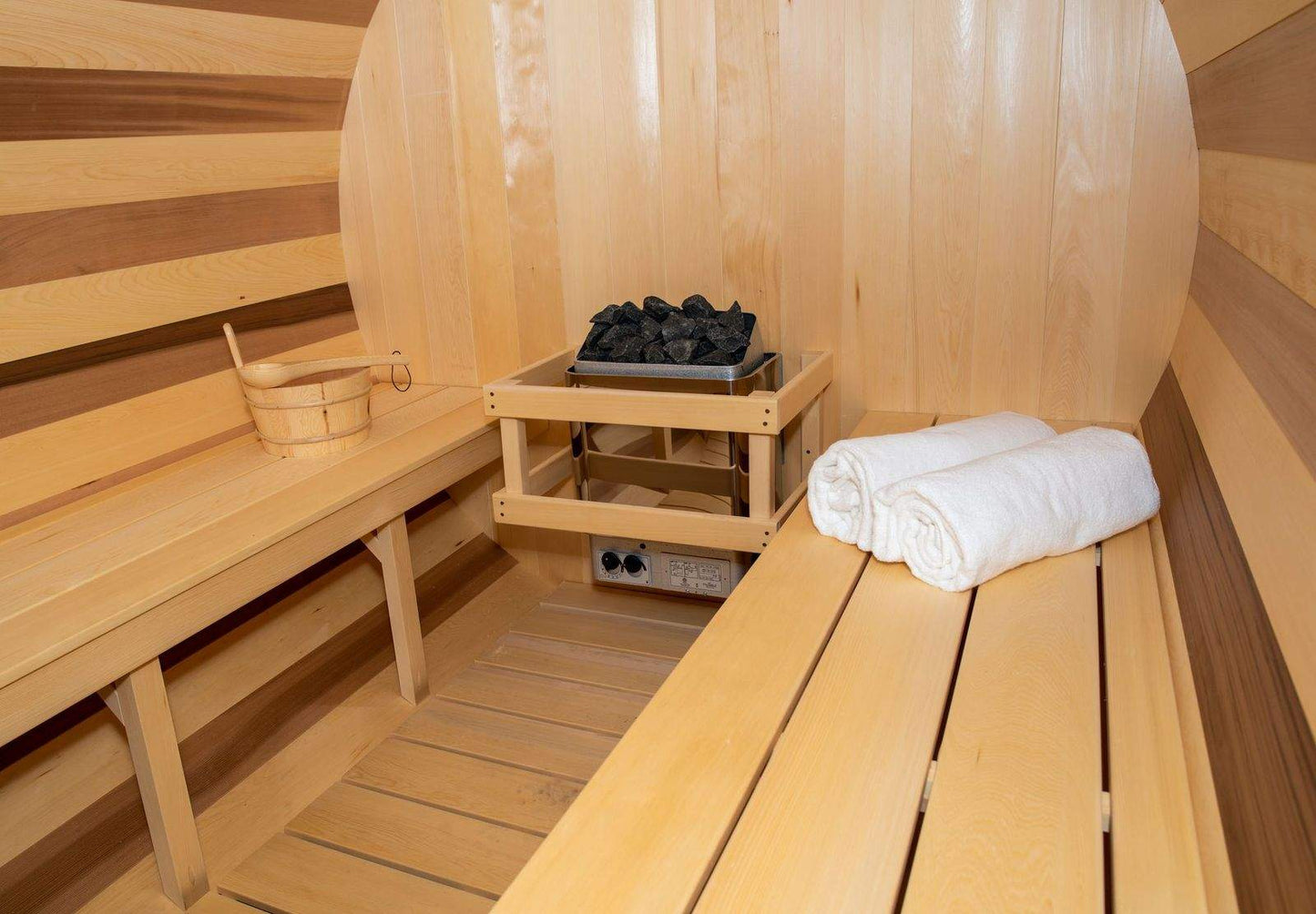 8 Person Barrel Sauna - Tranquility