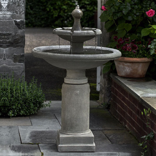 Campania International Westover two tier Garden Fountain