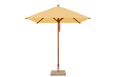 Bambrella Sirocco 6.5 Square Pulley Lift Outdoor Umbrella-No Tilt,
