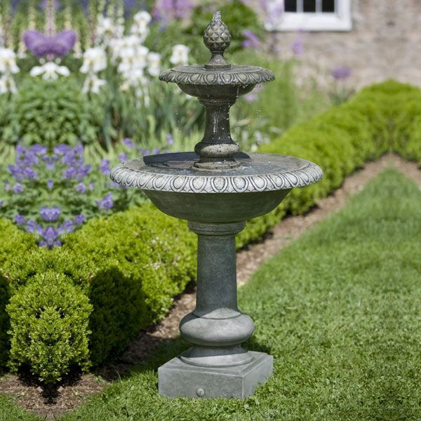 Williamsburg Pineapple Two Tier Fountain Campania International