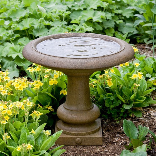 Campania International Williamsburg Summer House Birdbath #B-126