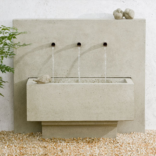 Campania International X3 Outdoor Wall Fountain