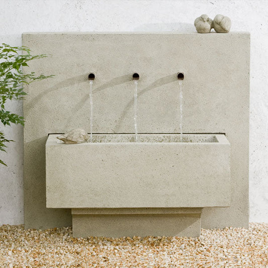 Campania International X3 Outdoor Wall Fountain